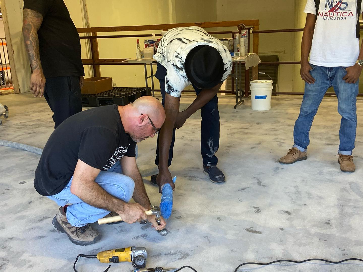 Polished Concrete Floor Training | Blades and Bits