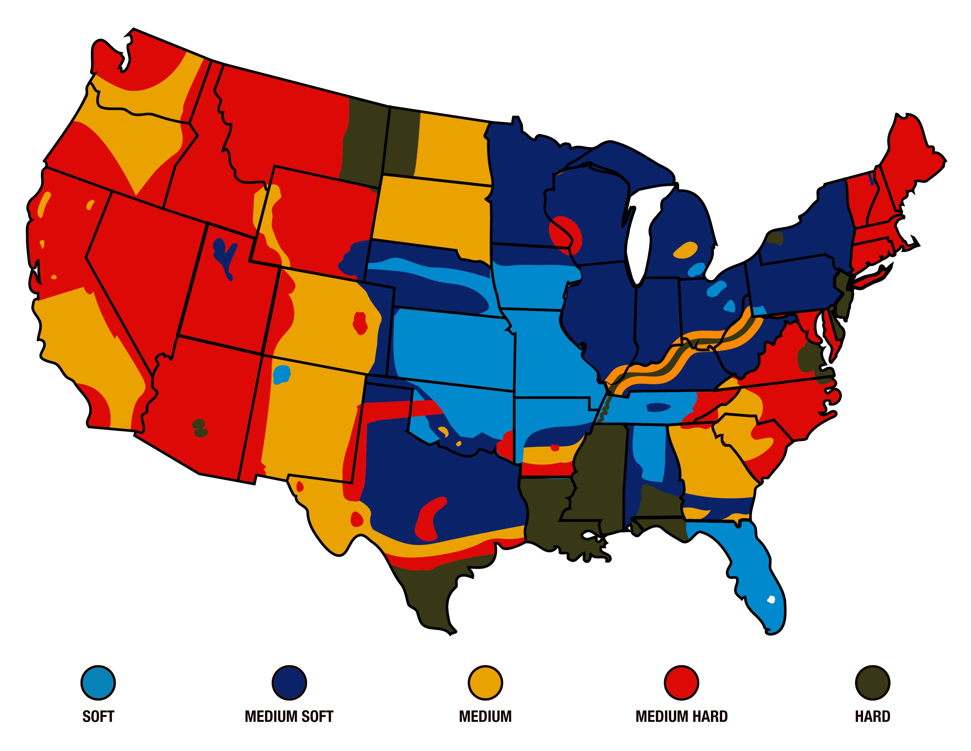 US Aggregate Map for Diamond Blade Selection – Blades & Bits